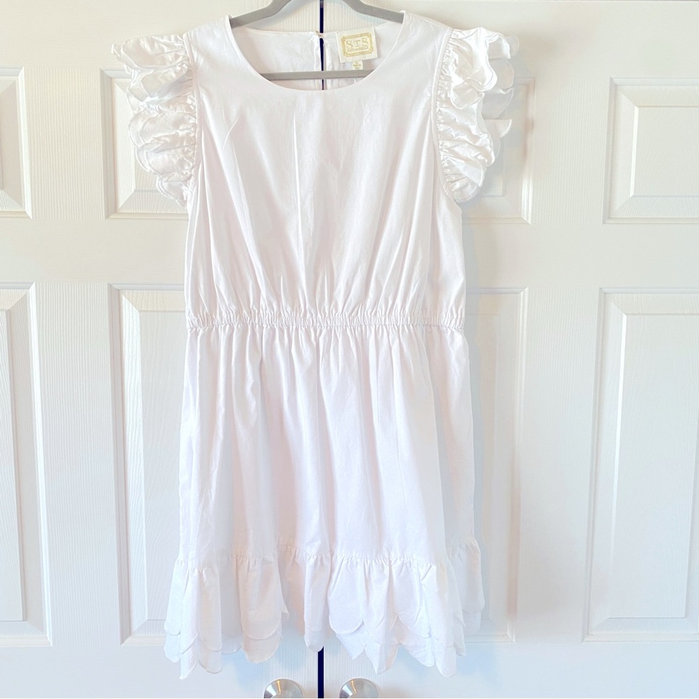 NWT Sail To Sable STS x PALM BEACH LATELY Scalloped Hem Mini Dress, XL